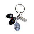 Carlo Acutis Keychain Black