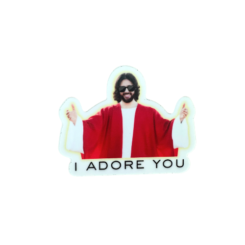 I Adore You Sticker