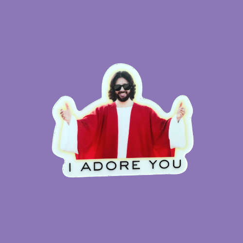 I Adore You Sticker
