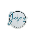 Jesus I Feel You Sticker (Teal)