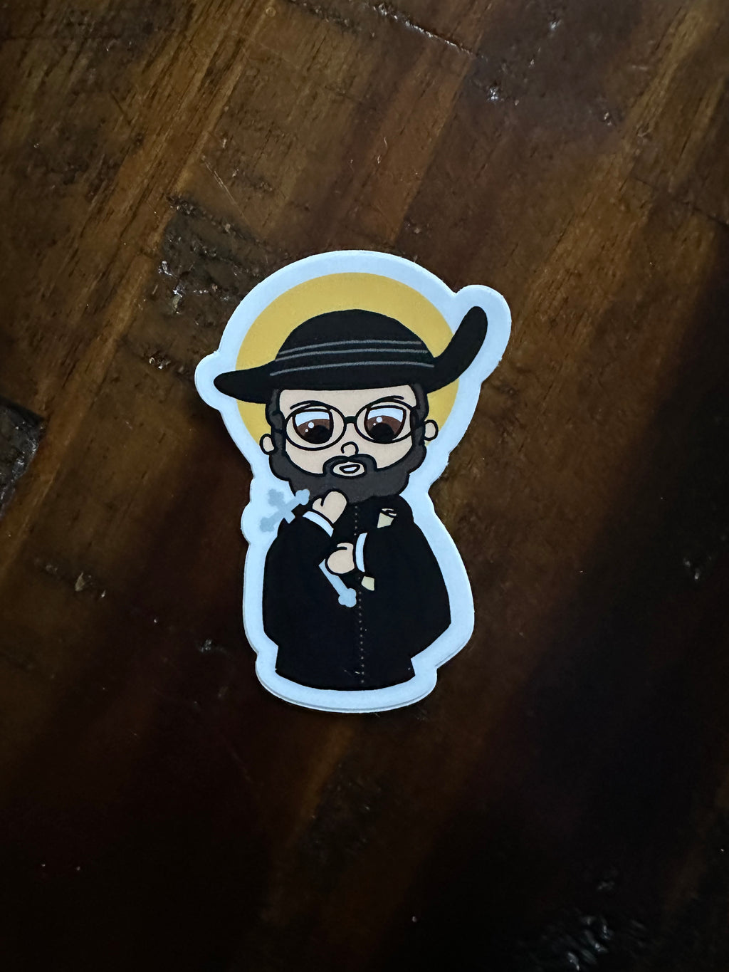 Saint Damien Sticker