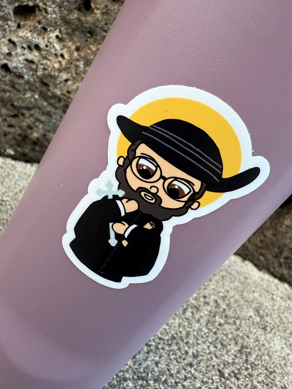 Saint Damien Sticker