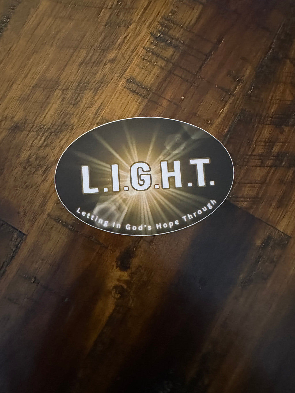 L.I.G.H.T STICKER