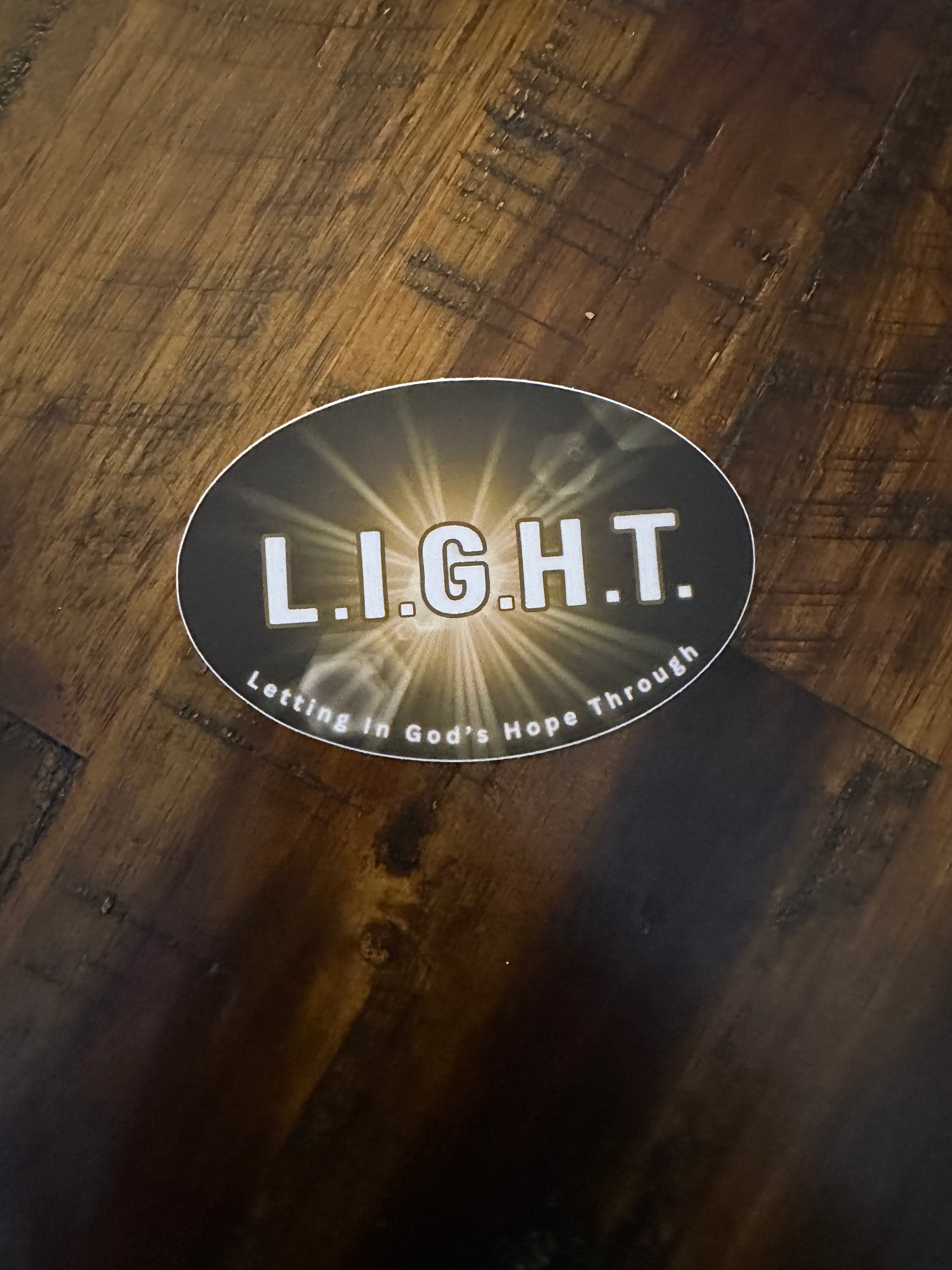 L.I.G.H.T STICKER